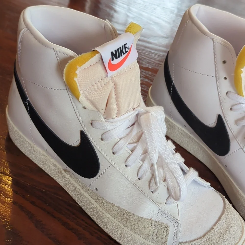 Nike White High Tops - Picture 2 of 2